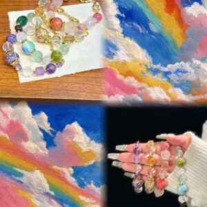 White Phantom Quartz Bracelet - AC-065