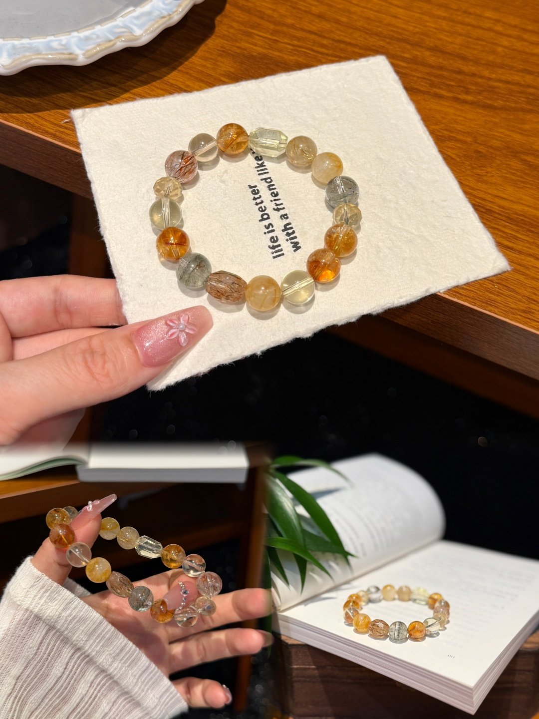 Green Phantom Quartz Bracelet - AC-045