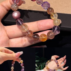 Gold Rutilated Quartz Bracelet - AC-080