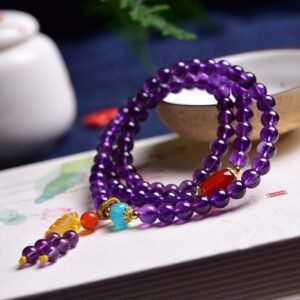 Red Agate 6mm Bracelet - AC-161