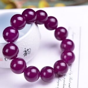 Chalcedony 16mm Single-Wrap Bracelet - AC-160