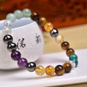 Citrine 8mm Single-Wrap Bracelet - AC-115