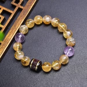 Amethyst 12mm Bracelet - AC-100