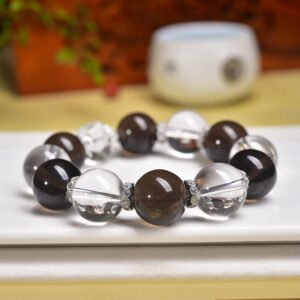 Clear Quartz 16mm Bracelet - AC-098