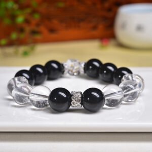 Clear Quartz 12mm Bracelet - AC-099