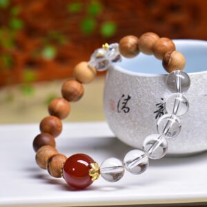 Red Agate 10mm Bracelet - AC-097