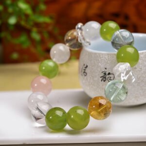 Citrine 14mm Bracelet - AC-089