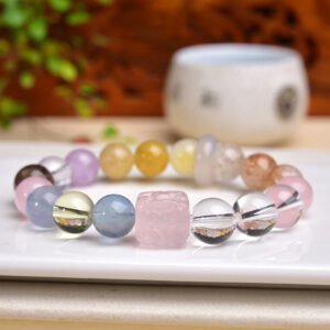 Amethyst 10mm Bracelet - AC-086