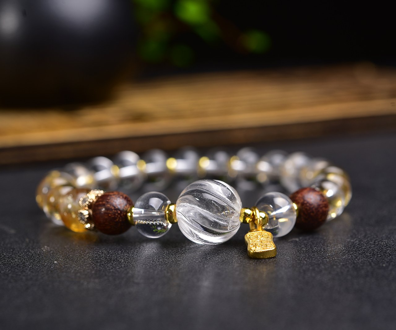 Citrine 8mm Bracelet - AC-092