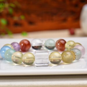 Aquamarine 12mm Bracelet - AC-178