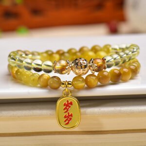 Citrine 6mm Bracelet - AC-109