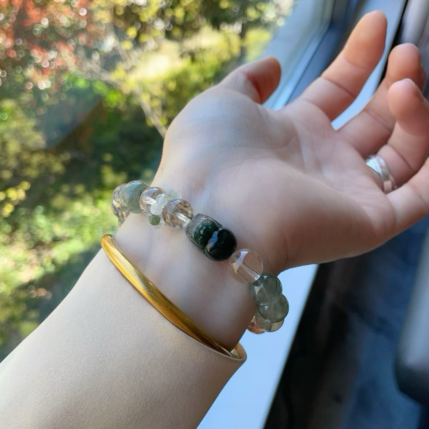Clear Quartz Bracelet - AC-037 - Image 2