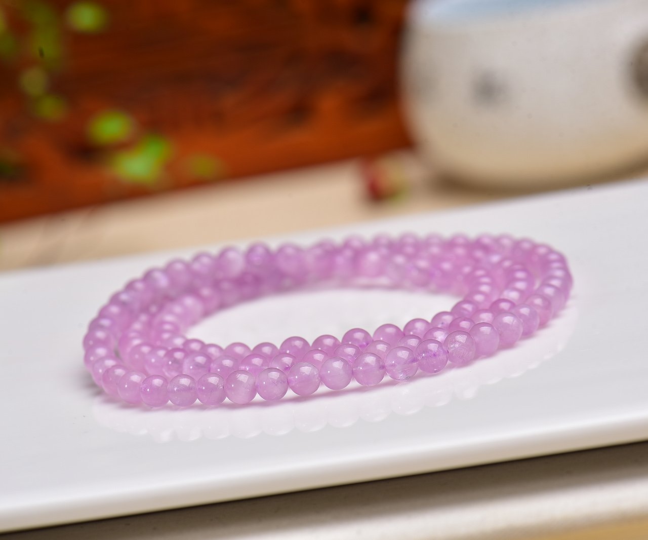 Garnet 15mm Bracelet - AC-177 - Image 2