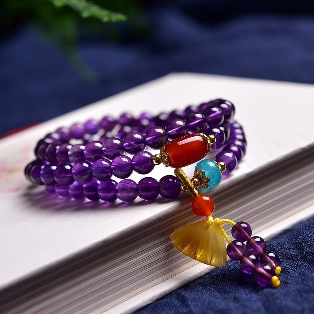 Crystal Single-Wrap Bracelet - AC-176 - Image 3
