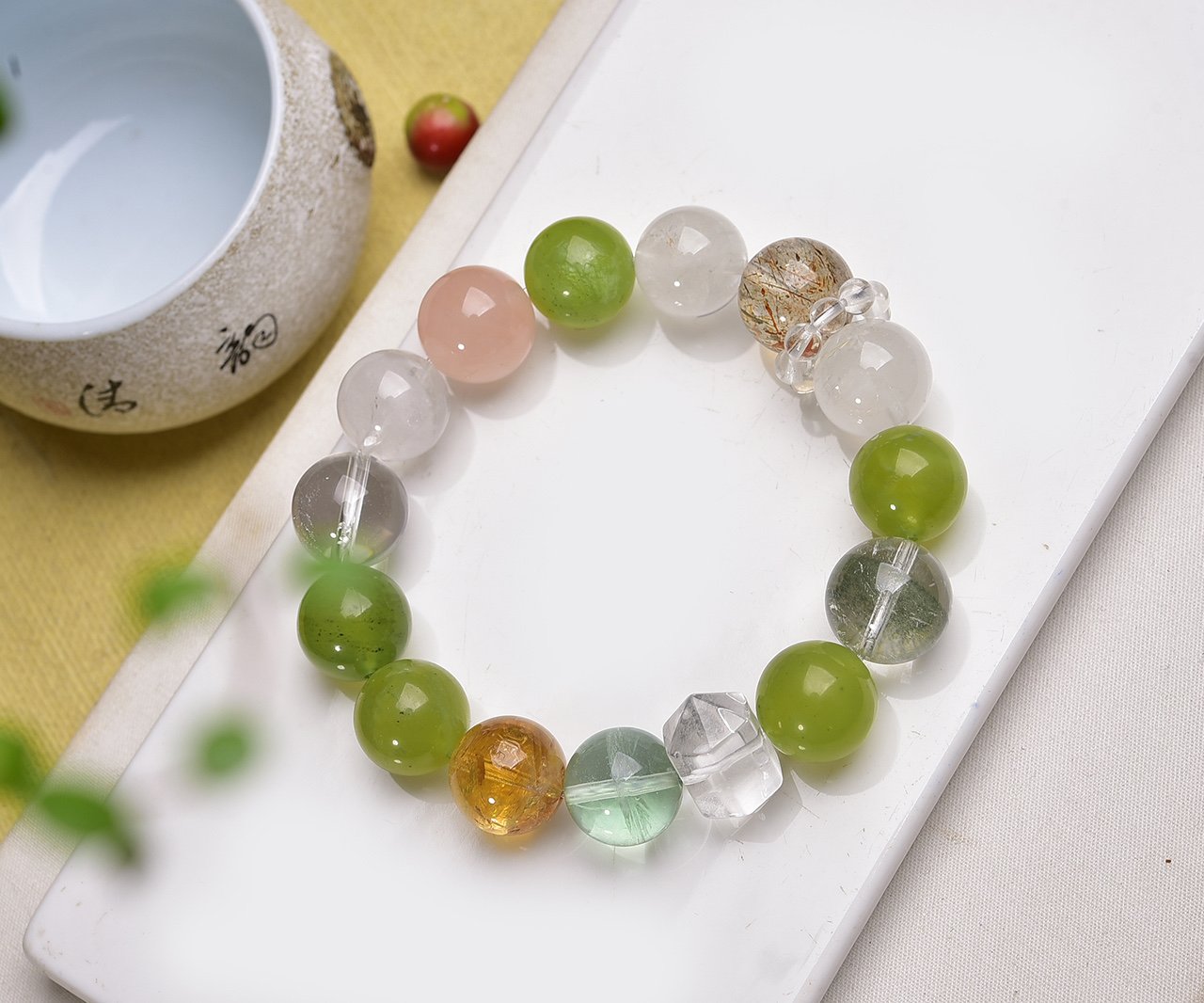 Red Agate 14mm Bracelet - AC-096 - Image 3