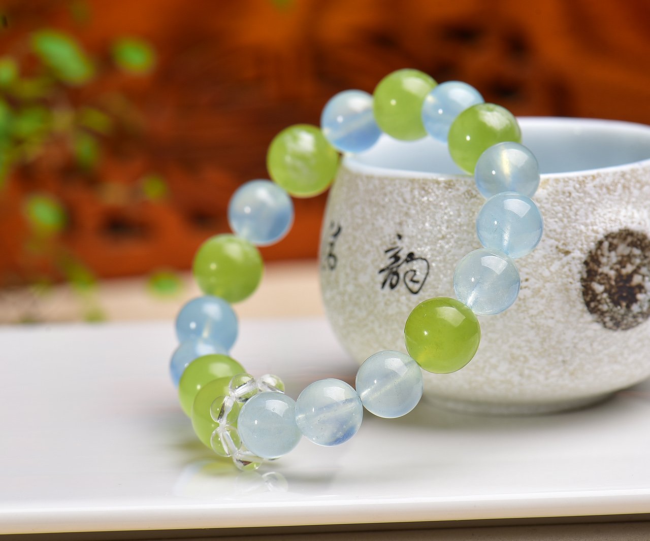 Gold Rutilated Quartz Bracelet - AC-080 - Image 3