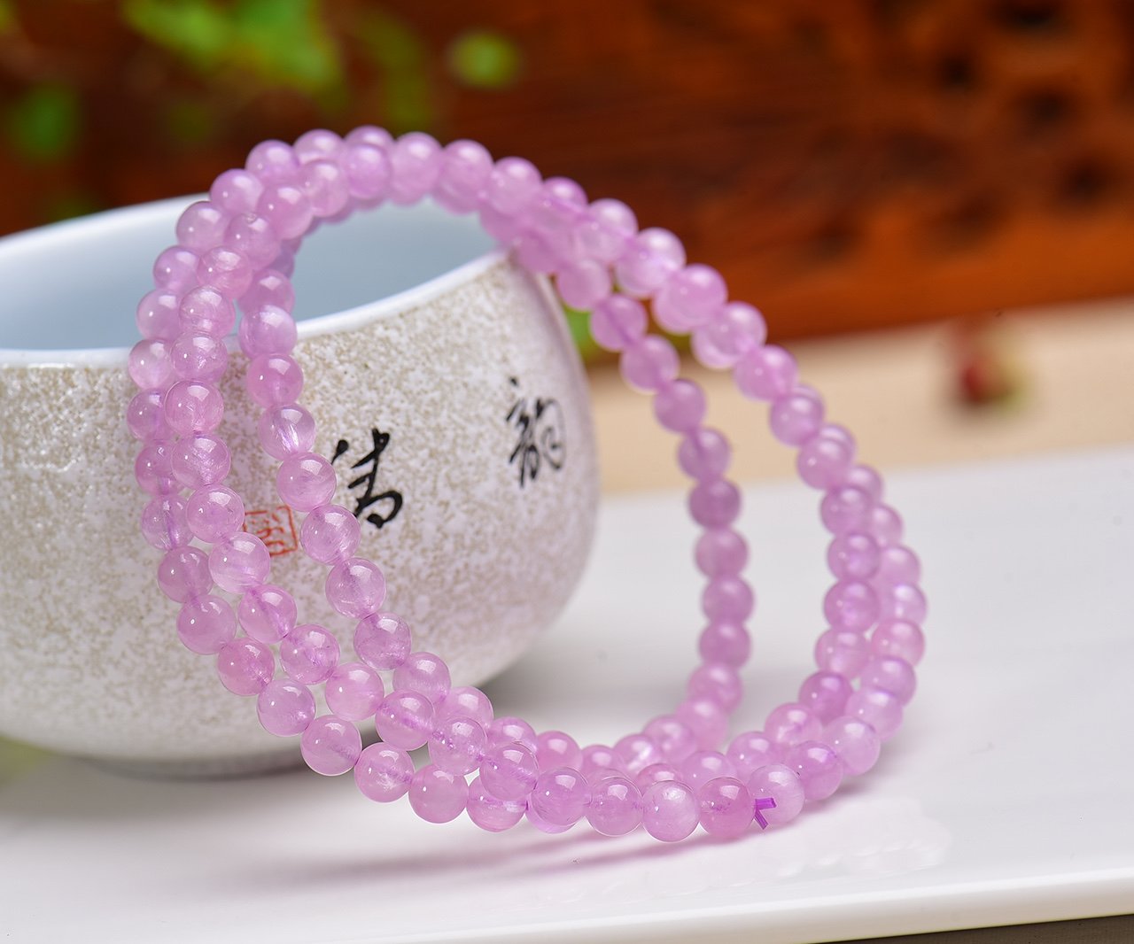 Garnet 15mm Bracelet - AC-177 - Image 3