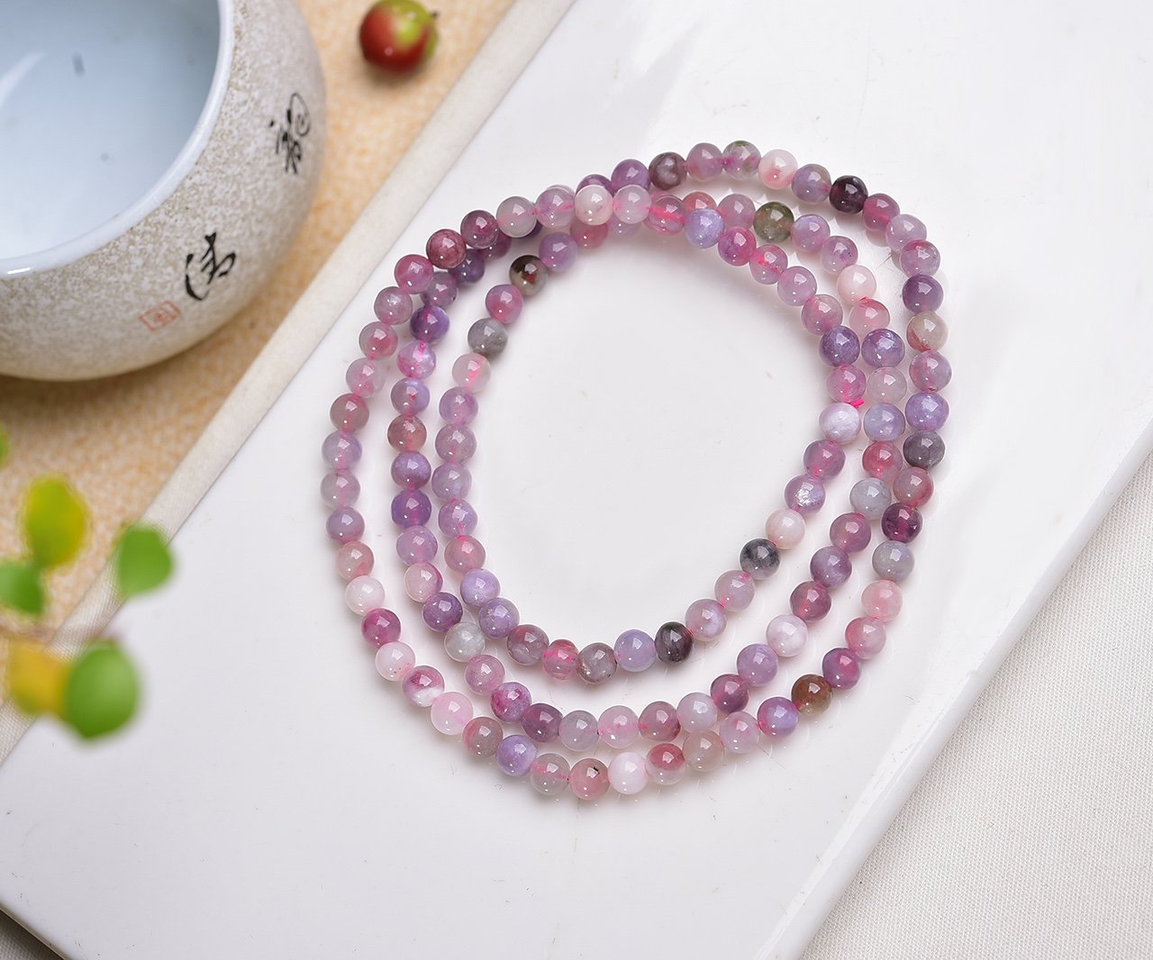 Jade 5mm Bracelet - AC-127 - Image 4