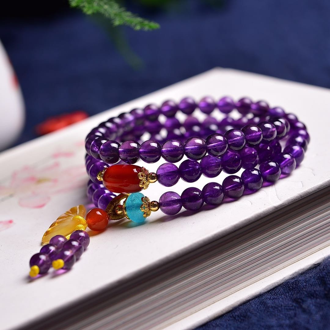 Crystal Single-Wrap Bracelet - AC-176 - Image 4
