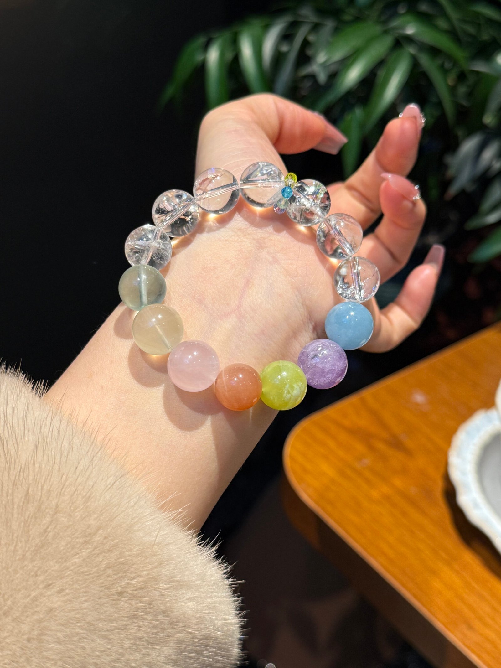 Green Phantom Quartz Bracelet - AC-042 - Image 4