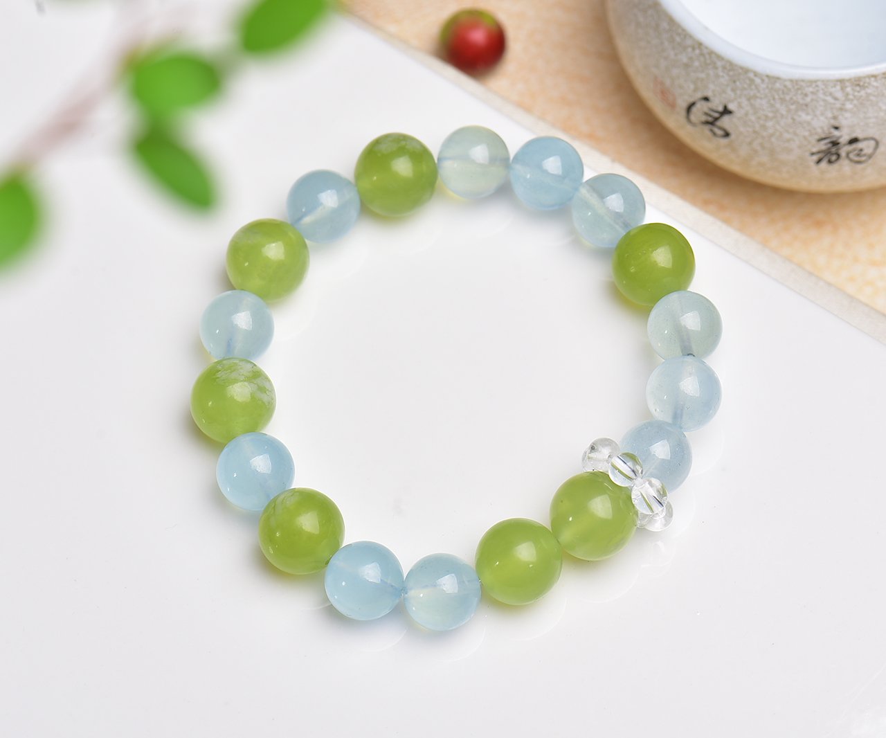 Gold Rutilated Quartz Bracelet - AC-080 - Image 4