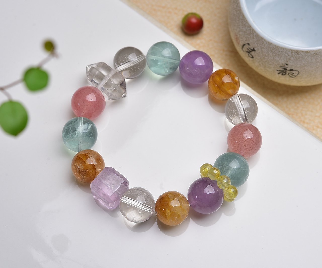 Chalcedony 6mm Bracelet - AC-123 - Image 4