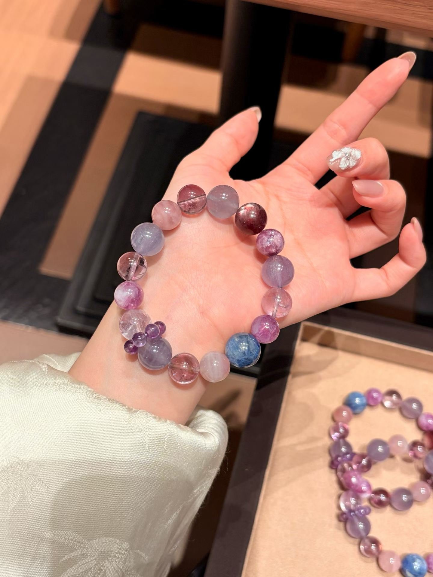 Jade 10mm Bracelet - AC-073 - Image 5