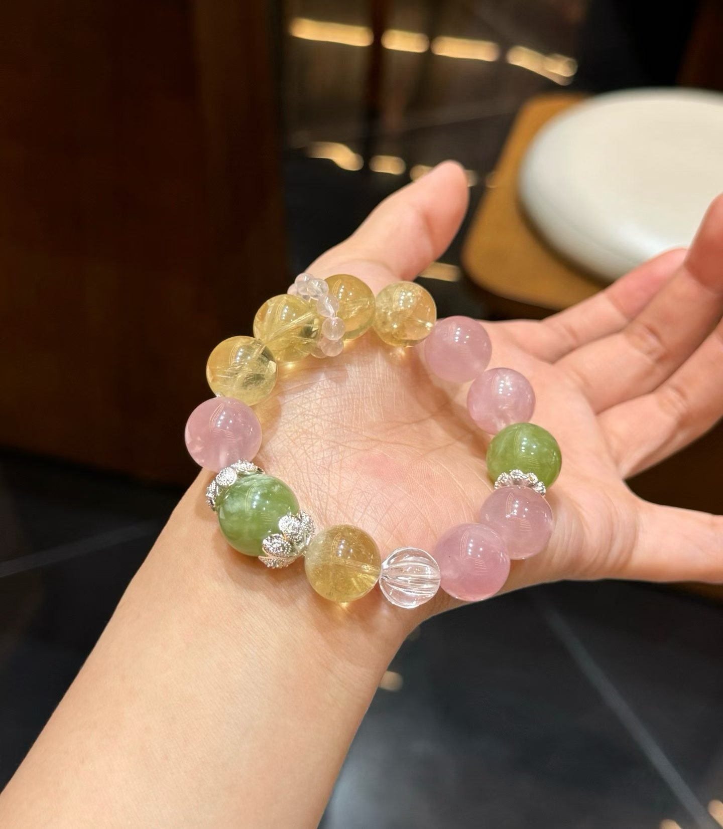 Rose Quartz Bracelet - AC-025 - Image 5