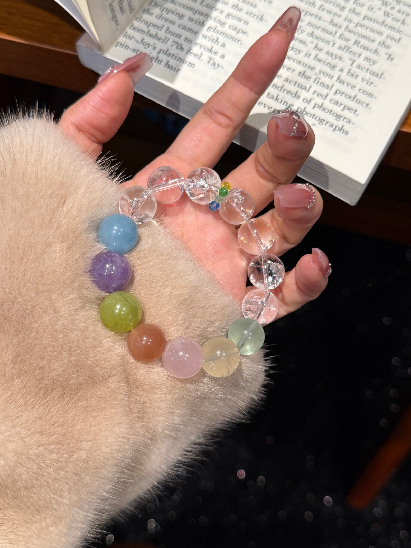 Green Phantom Quartz Bracelet - AC-042 - Image 5