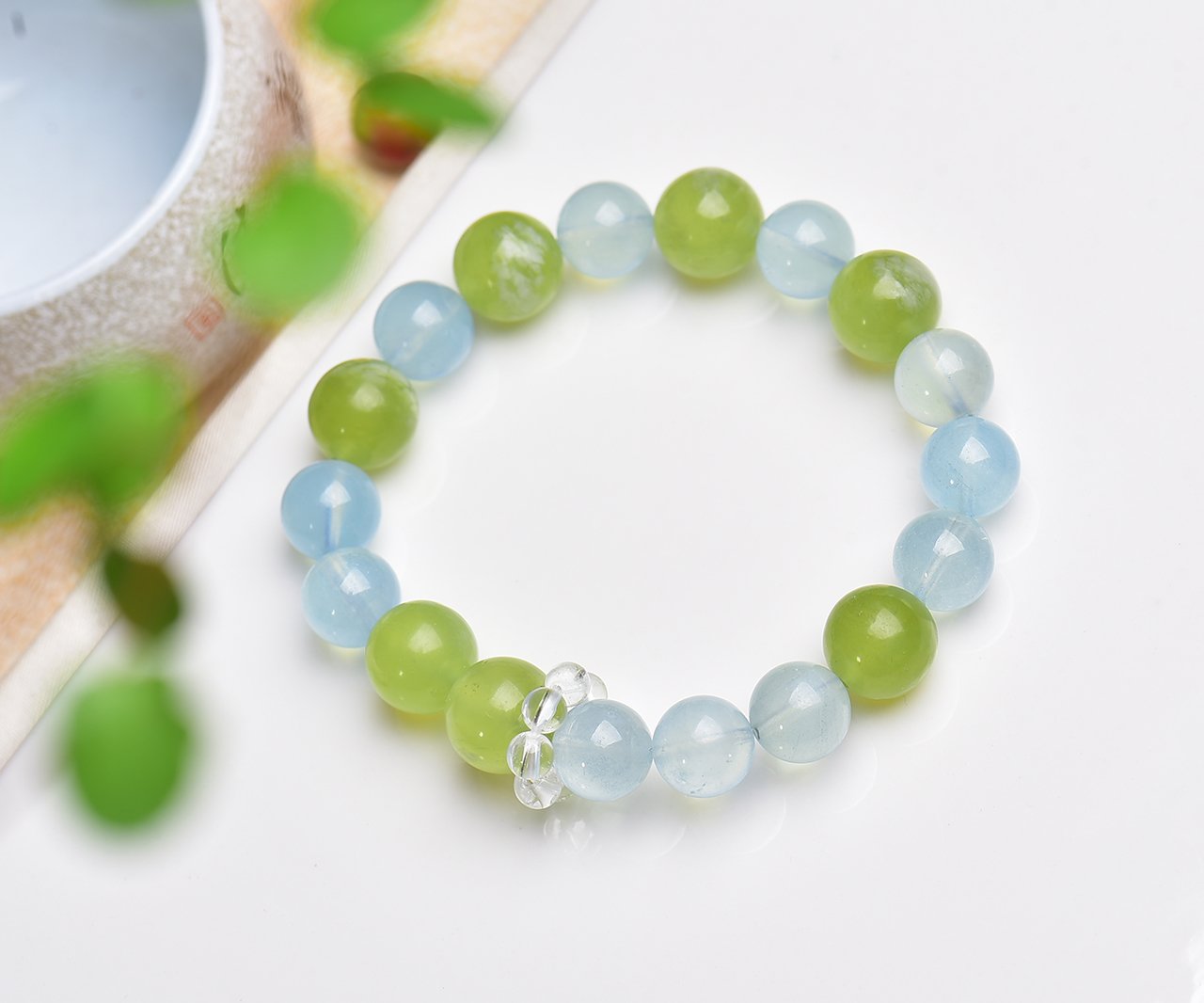 Gold Rutilated Quartz Bracelet - AC-080 - Image 5