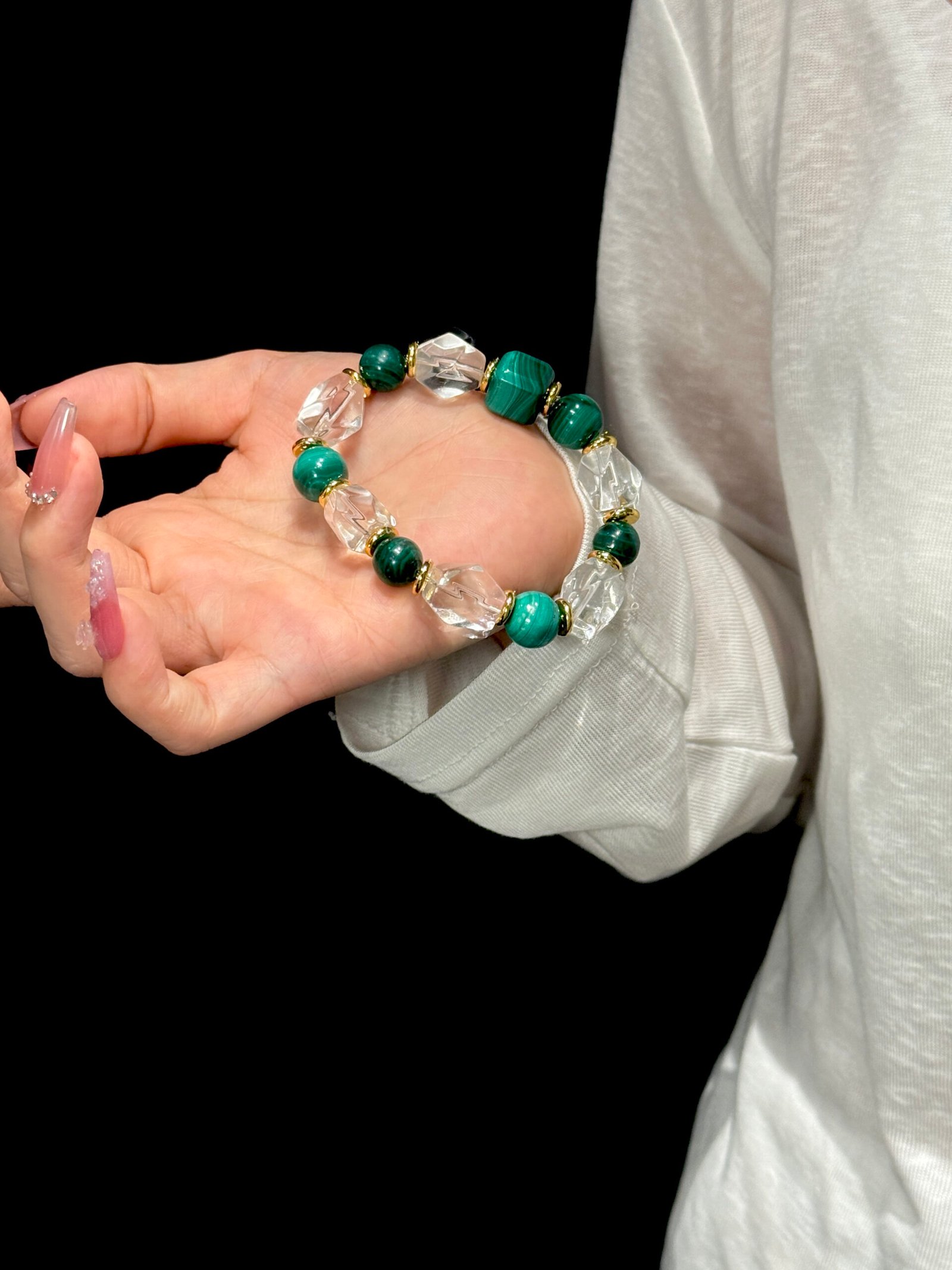 Clear Quartz Bracelet - AC-079 - Image 8