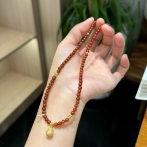Garnet 4mm Bracelet - AC-069