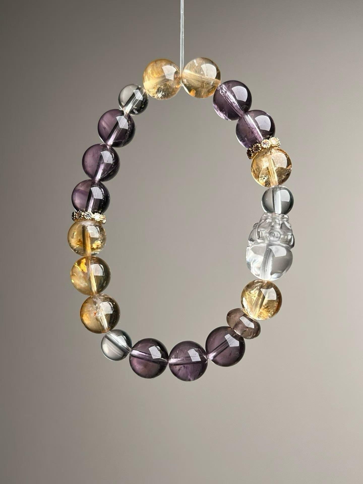 Amethyst 9mm Bracelet - AC-050