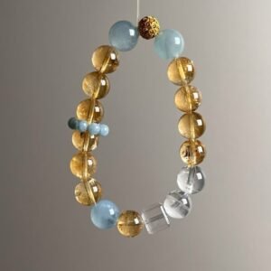 White Phantom Quartz 5mm Bracelet - AC-011